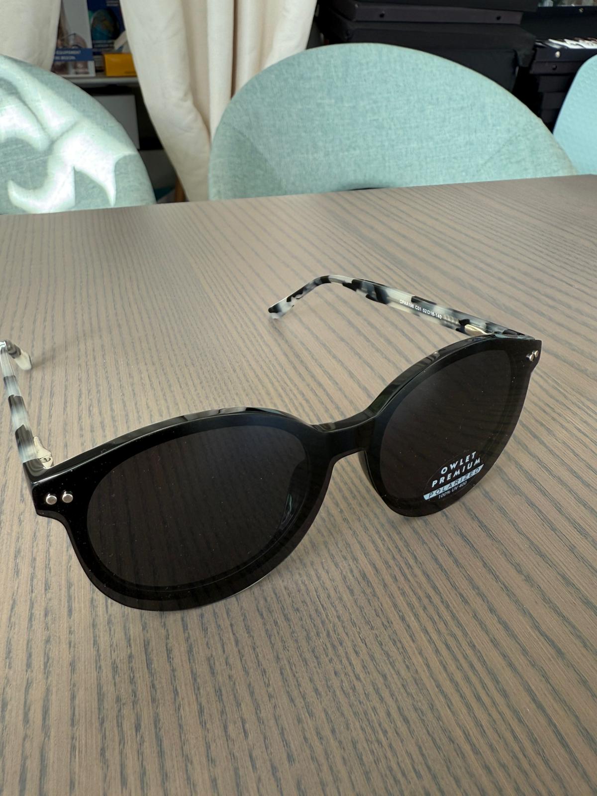 Lunettes de la marque Opale avec clip solaire polarisé